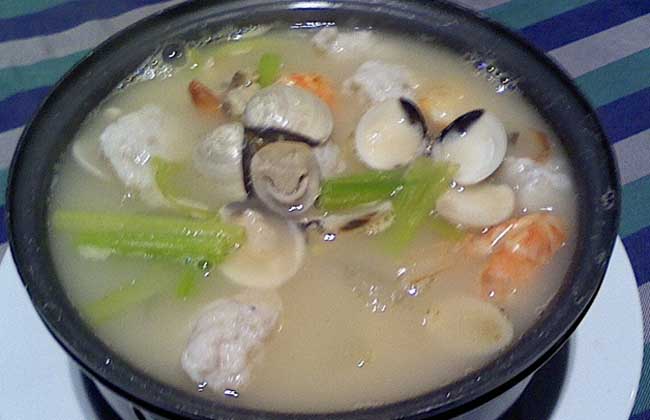 节瓜鲜虾汤